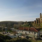 Vista del Castillo de Valencia de Don Juan, donde está prevista la salida de la tirolina.