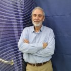 Javier Giráldez, ayer antes de la conferencia.