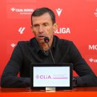 Ziganda en su comparecencia de ayer ante la prensa.