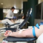 Donación de sangre en el Hospital de León, en una foto de archivo.