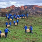 Esta acción de voluntariado ambiental comenzó en Carucedo.