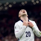 Jarrod Bowen tras fallar un gol en el partido de clasificación para la FIFA 26.