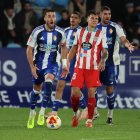 Ger Nóvoa actuó el sábado como lateral derecho ante el Lugo.