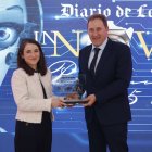 La leonesa Helena Escobar recogió el premio Jóvenes Talentos.