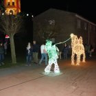 Algunas de las luces de Navidad de Almanza.