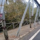 Vista del puente de Villafer, todo un emblema en la zona.