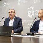 Roberto Aller y Ricardo Bayón, este miércoles en un momento de la presentación de la Oficina de Expropiaciones.