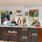 Participaron Francisco Fernández, Luis Javier Jañez, Raquel Mateo (presentadora), María González Corral y Florencio Carrera.