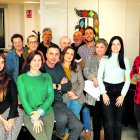 Una parte de la redacción de Diario de León, que ha sido galardonado con un accésit del Cossío.