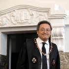 El fiscal general del Estado, Álvaro García Ortiz, asiste a la toma de posesión de la fiscal superior de Galicia, Carmen Eiró, el pasado 11 de noviembre en el Tribunal Superior de Justicia de Galicia, en A Coruña. EFE/ Cabalar.