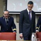 Pedro Sánchez, ayer en el Congreso.