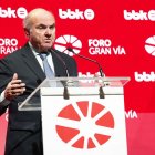 El vicepresidente del BCE, Luis de Guindos.