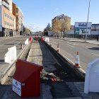 Obras en la calle Miguel Castaño