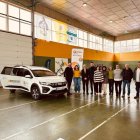 Representantes locales con Antonio Blanco y Laura de la Torre.