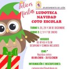 El Coto Escolar programa un Campamento de Navidad durante las vacaciones escolares.