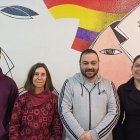 Dirección colegiada de Izquierda Unida en León.