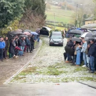 Funeral del minero Óscar Díaz en Cangas del Narcea.