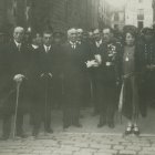 María Sánchez Miñambres durante una procesión de Semana Santa.
