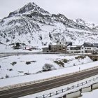 Vista de la estación de esquí de San Isidro este lunes.