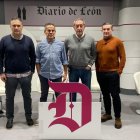 Óscar Díez, Ángel Fraguas, Juan Simón y José Antonio Pérez.