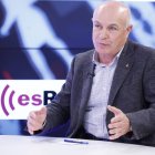 José Antonio Turrado, en un momento de la tertulia retransmitida ayer por la noche.