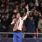 Giménez celebra su gol.