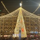 Encendido de las luces de Navidad en León 2025.