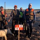 Raúl Marcos antes de iniciar la Semifinal Zona Norte del Nacional de caza menor con perro.