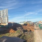 ObraS del paseo peatonal entre Peñicas y Valdeviejas.