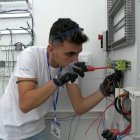 Foto de recurso de un alumno de FP en el programa Erasmus.