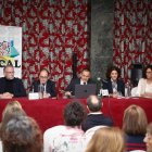 Un momento de la jornada de trabajo celebrada este sábado en el Hotel Conde Luna.
