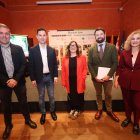 Los participantes en la mesa redonda sobre partidos políticos.