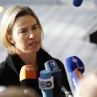 La jefa de la diplomacia europea, Federica Mogherini.