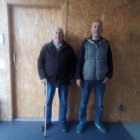 Emigdio Puente con su hijo.