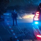 Cortado el único acceso a Peñalba de Santiago por nieve y hielo