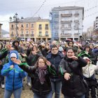 Más de 800 personas desafían a la lluvia para bailar por la inclusión en el Día de las Personas con Discapacidad en Ponferrada