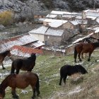 La collada de Aralla, uno de los puntos donde se ha registrado una de las temperaturas más bajas del país.