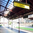 Estación de Feve en León en 2001.