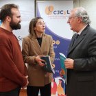 Francisco Javier Muñoz, Sandra Ámez y Enrique Cabero.