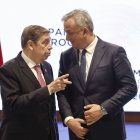 Planas y el ministro marroquí Karim Zidane.