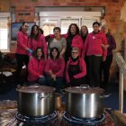 Miembros de la asociación de mujeres de santa Agueda de Riaño.