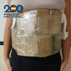 La Policía Nacional detiene a una mujer que fingió estar embarazada para ocultar la droga en el falso vientre. EFE/ Policía Nacional 
                       ***SOLO USO EDITORIAL/SOLO DISPONIBLE PARA ILUSTRAR LA NOTICIA QUE ACOMPAÑA (CRÉDITO OBLIGATORIO)***.