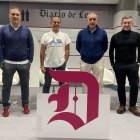 Óscar Díez, Fraguas, Juan Simón y José Antonio Pérez.