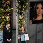 La hija de María Corina recibió el premio en nombre de su madre.