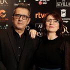 Los humoristas y presentadores Andreu Buenafuente y Silvia Abril en una imagen de archivo. EFE/ J. J. Guillén.