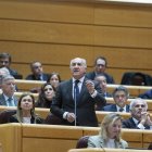 Archivo - El senador del Partido Popular, José Ignacio Landaluce, interviene durante una sesión de control al Gobierno, en el Senado, a 5 de marzo de 2024, en Madrid (España).