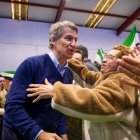 Feijóo ayer, en un acto electoral en Navalmoral de la Mata.