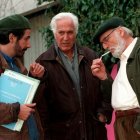 Enrique Gabriel, Luppi y Alterio de rodaje en León.