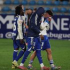 Borja Vázquez, llorando tras el último encuentro.