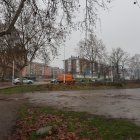 Zona de nuevo aparcamiento en la rotonda del Crucero, en la parte alta de la ciudad.